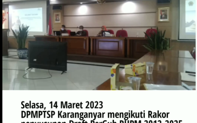 Rakor Penyusunan Draft PerGub RUPM 2012-2025